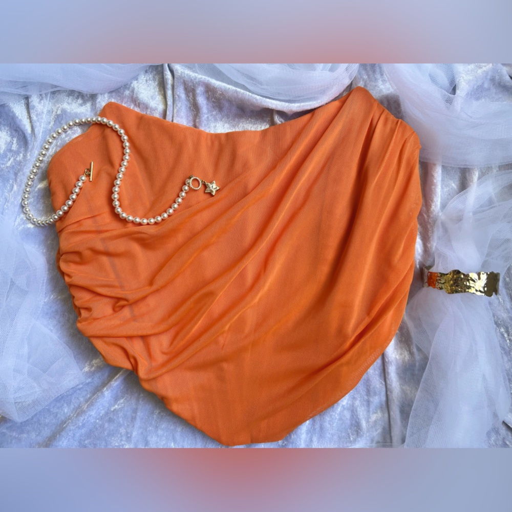 Strapless Mesh Corset